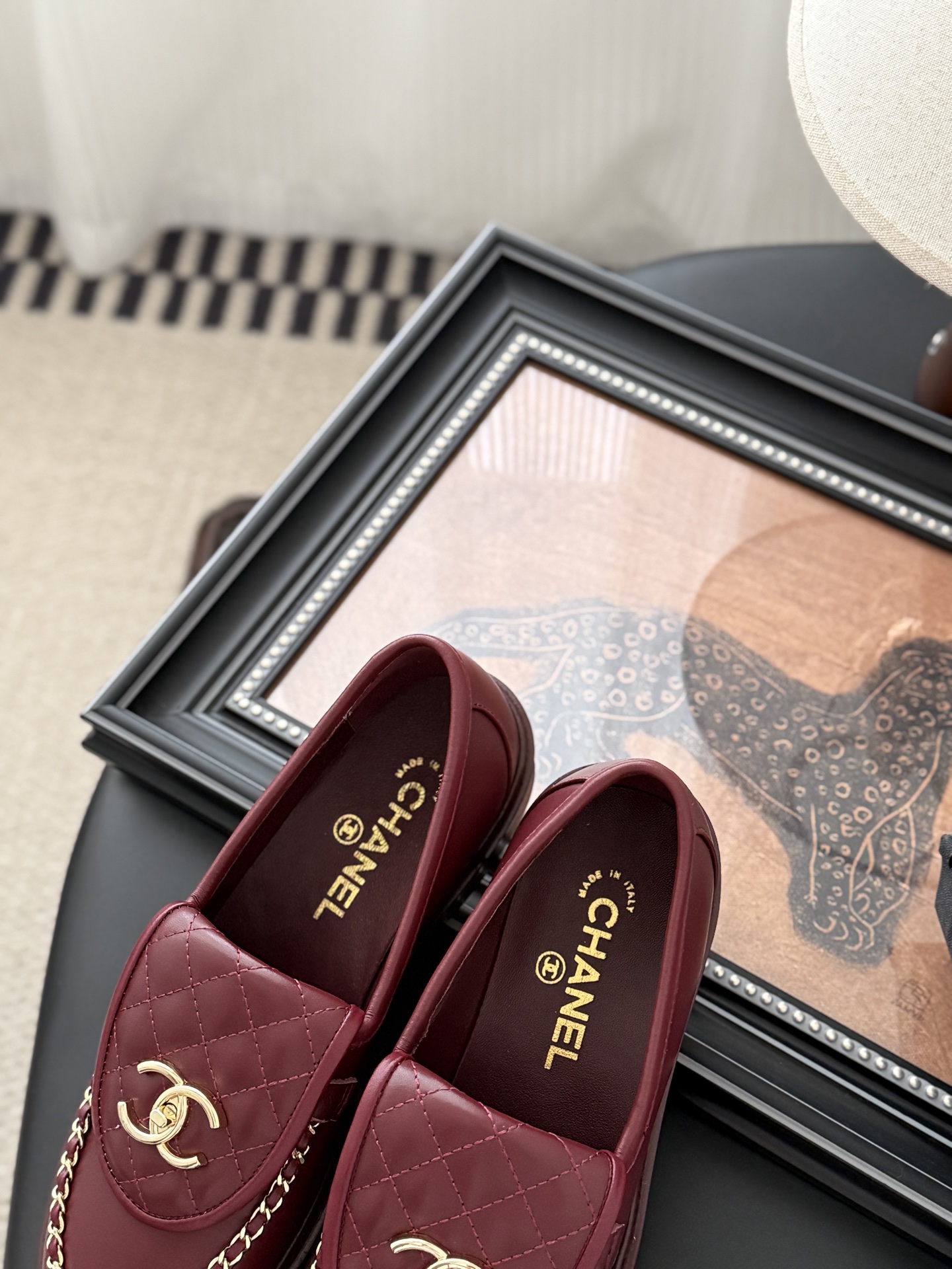 CHANEL シャネル ローファー レディース メンズ兼用 通勤 通学 シンプル ブラウン 2WAY 高級感 ローファー 00083 - 画像 7