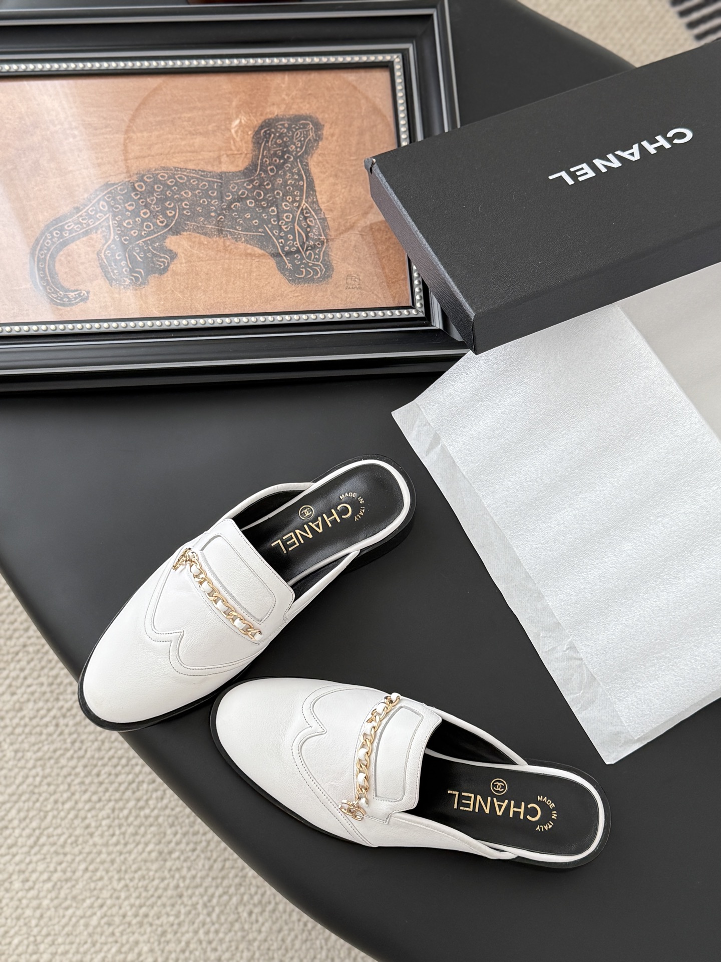 CHANEL シャネル トゥンベリーローファー レディース メンズ 兼用 通勤 通学 軽量 白 ベージュ - 画像 6