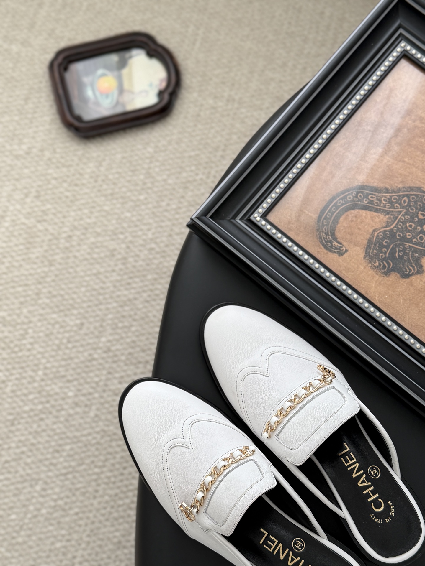 CHANEL シャネル トゥンベリーローファー レディース メンズ 兼用 通勤 通学 軽量 白 ベージュ - 画像 7