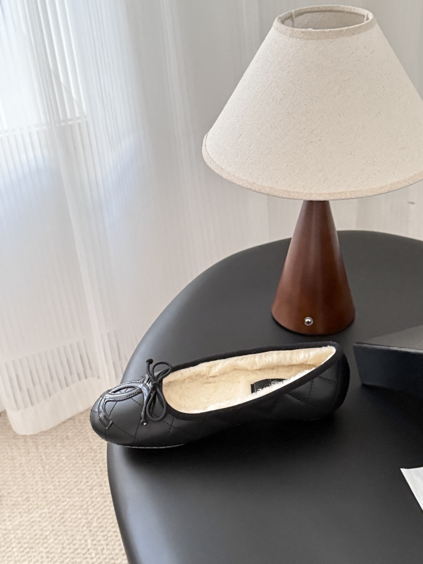 CHANEL シャネル フラットシューズ レディース メンズ 兼用 通勤 通学 高級感 黒 - 画像 6