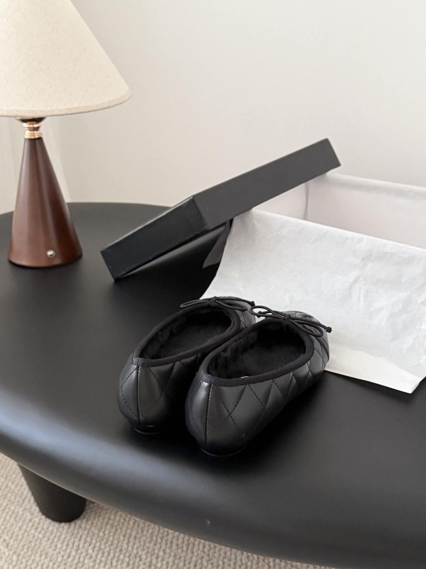 シャネル チェルシー レディース メンズ 兼用 女性用 フラットシューズ 保温 ファッション 黒 - 画像 7