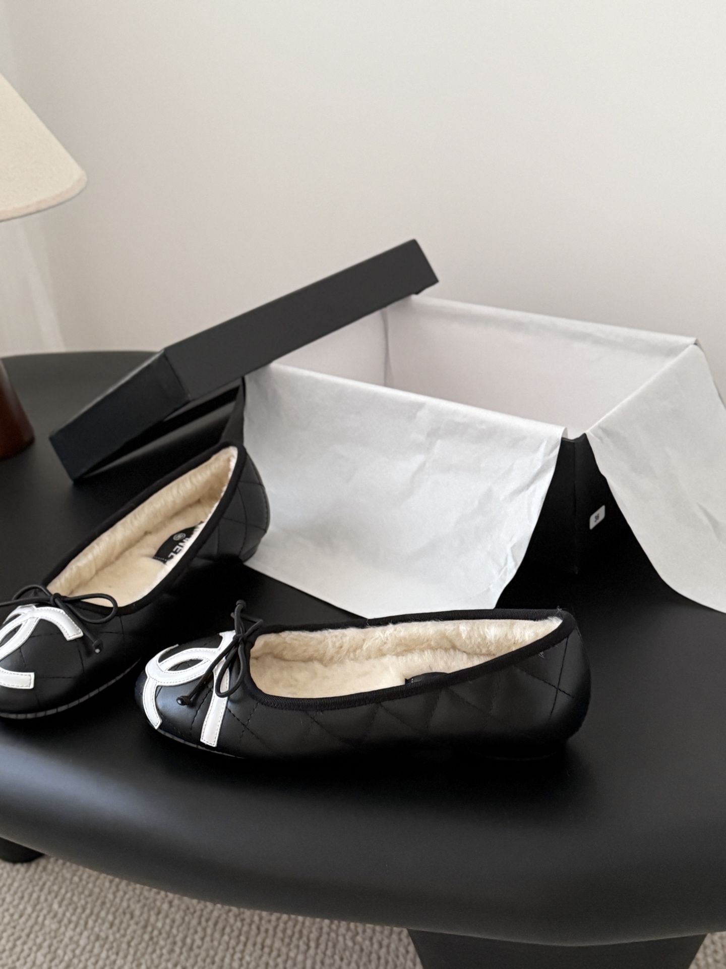 シャネル チェルシー 靴 レディース メンズ 兼用 通勤 通学 保温 寒冷対策 黒 - 画像 2