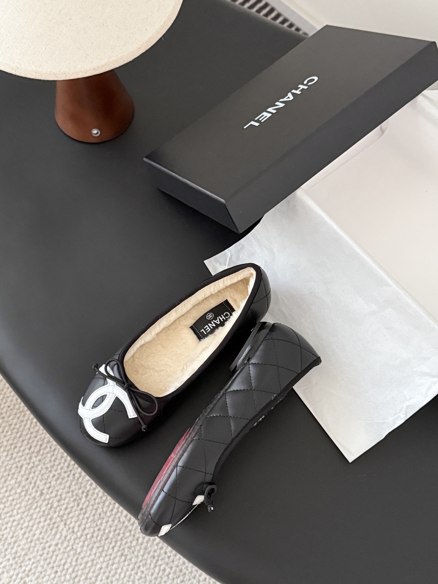 シャネル チェルシー 靴 レディース メンズ 兼用 通勤 通学 保温 寒冷対策 黒 - 画像 4