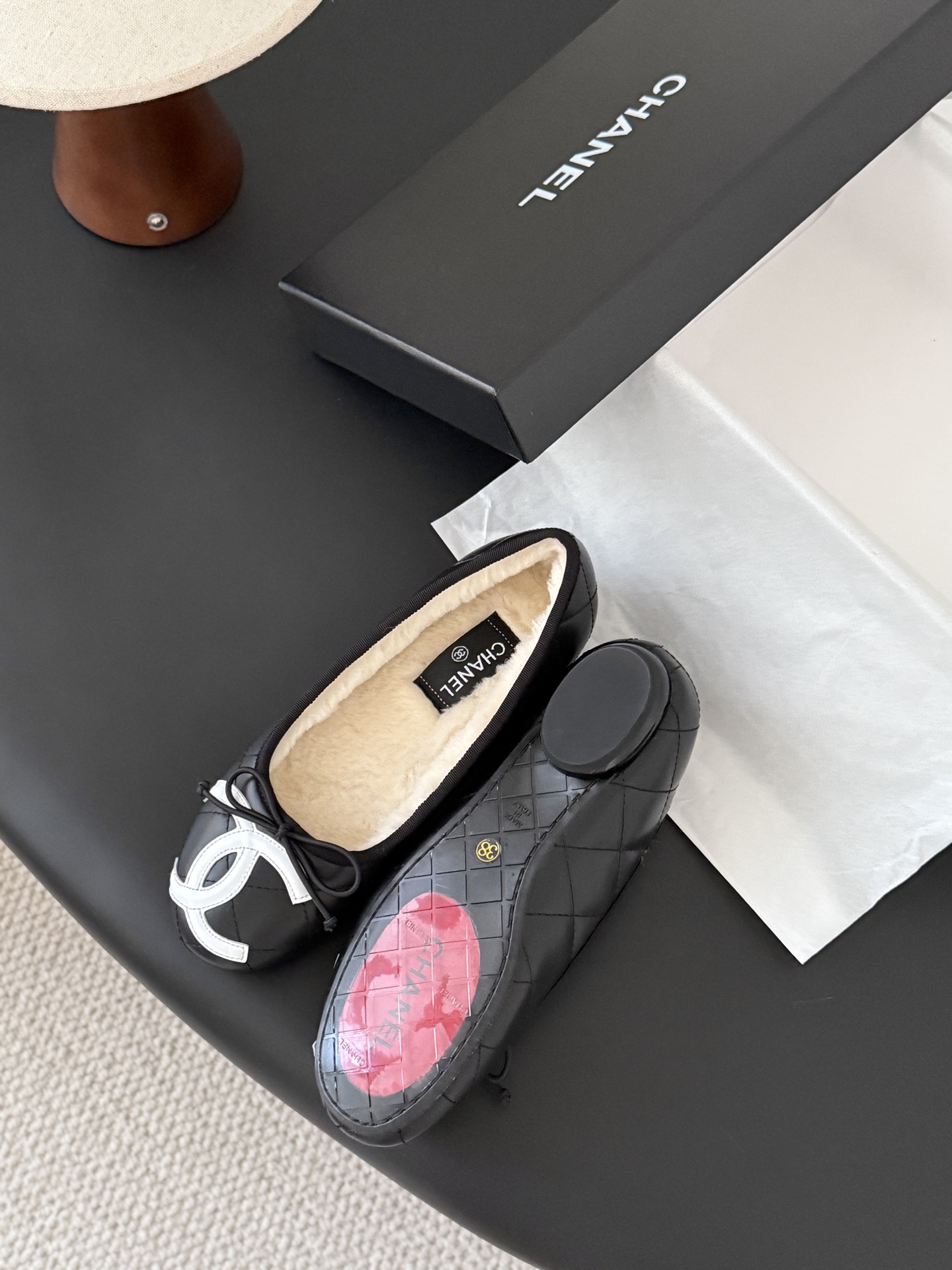 シャネル チェルシー 靴 レディース メンズ 兼用 通勤 通学 保温 寒冷対策 黒 - 画像 5