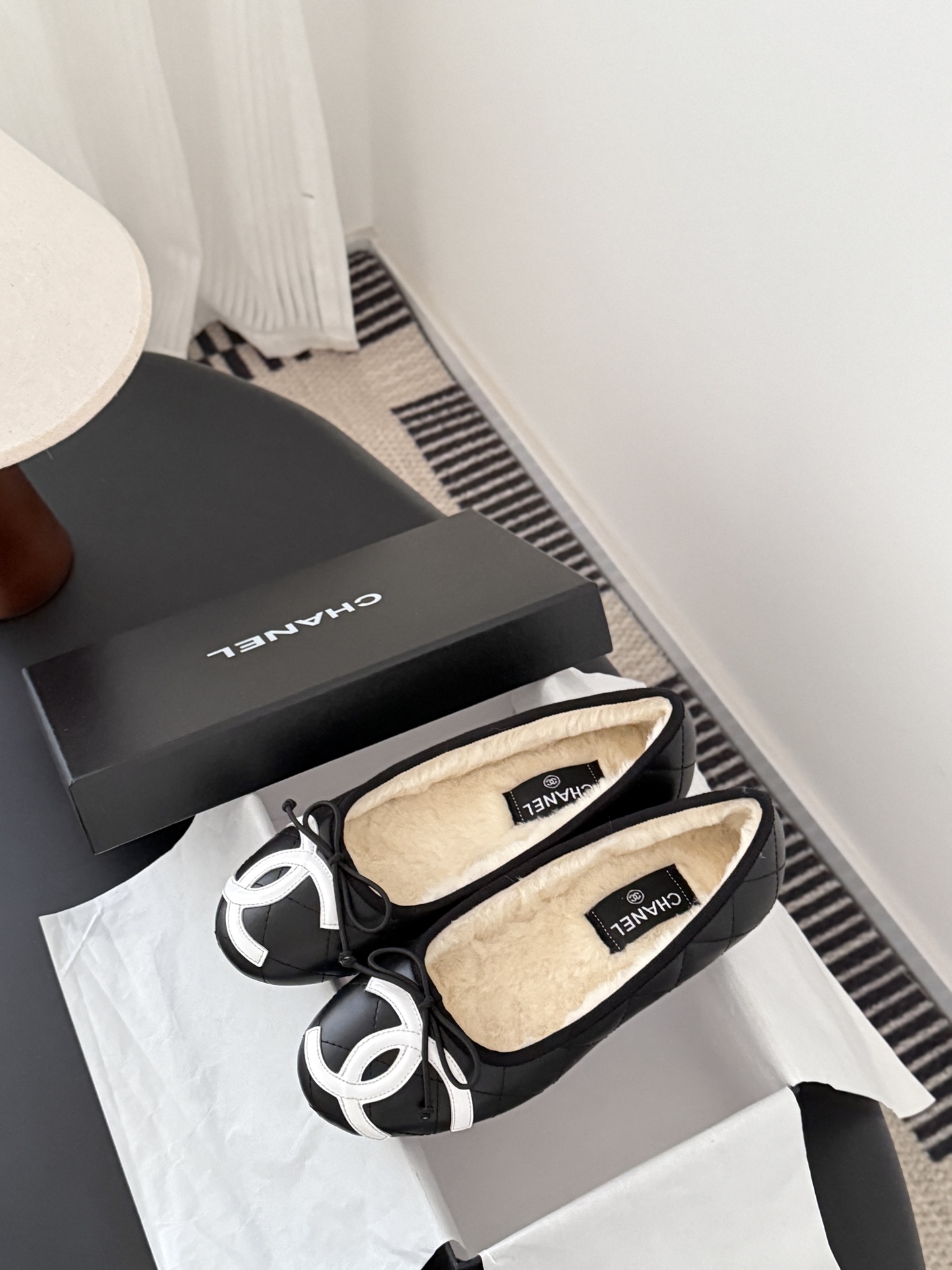 シャネル チェルシー 靴 レディース メンズ 兼用 通勤 通学 保温 寒冷対策 黒 - 画像 9