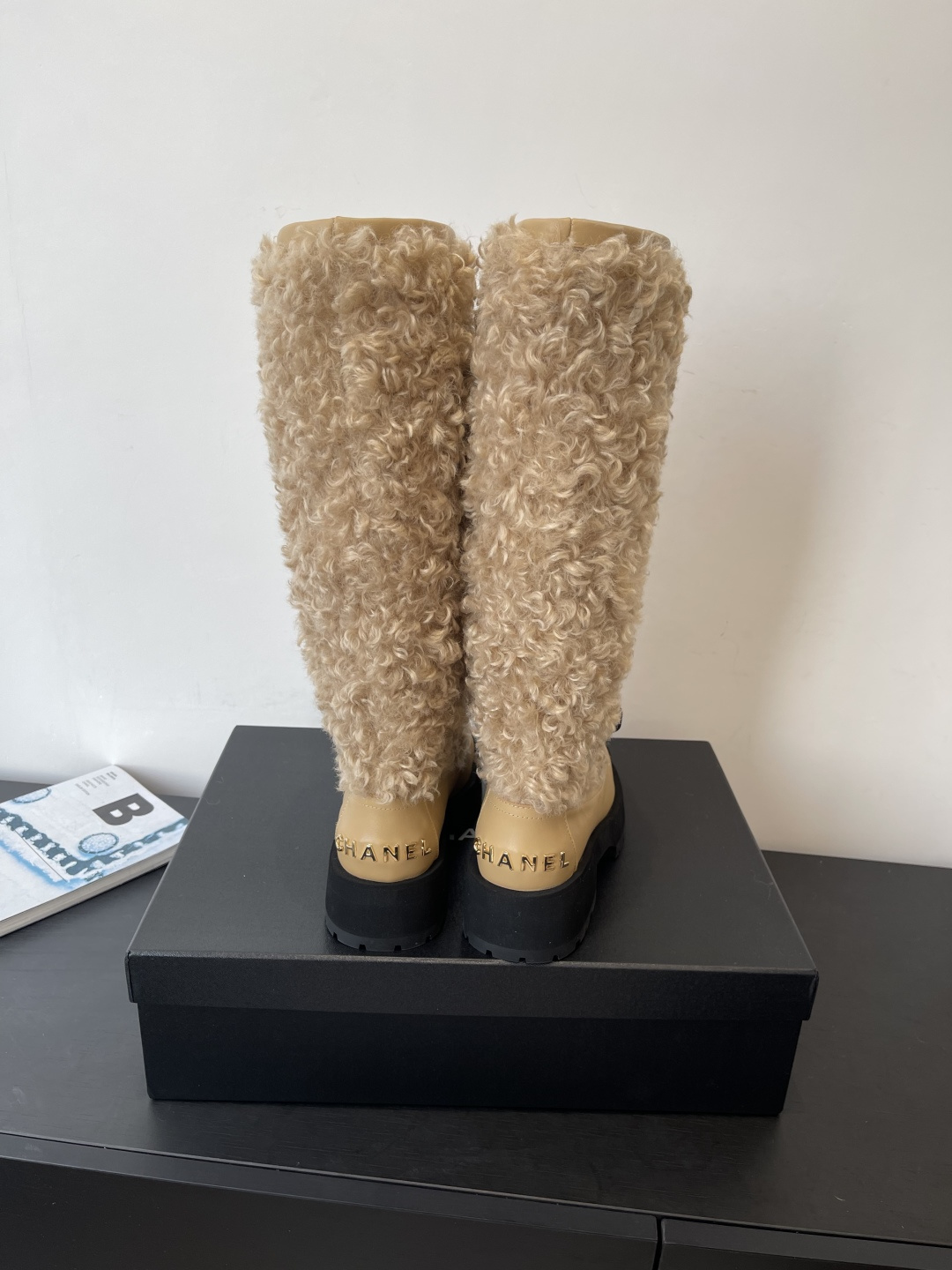 シャネル シャネル ブーツ レディース メンズ 兼用 ブーツ 通勤 通学 あたたかい 黒 ベージュ 36C 60文字 - 画像 8