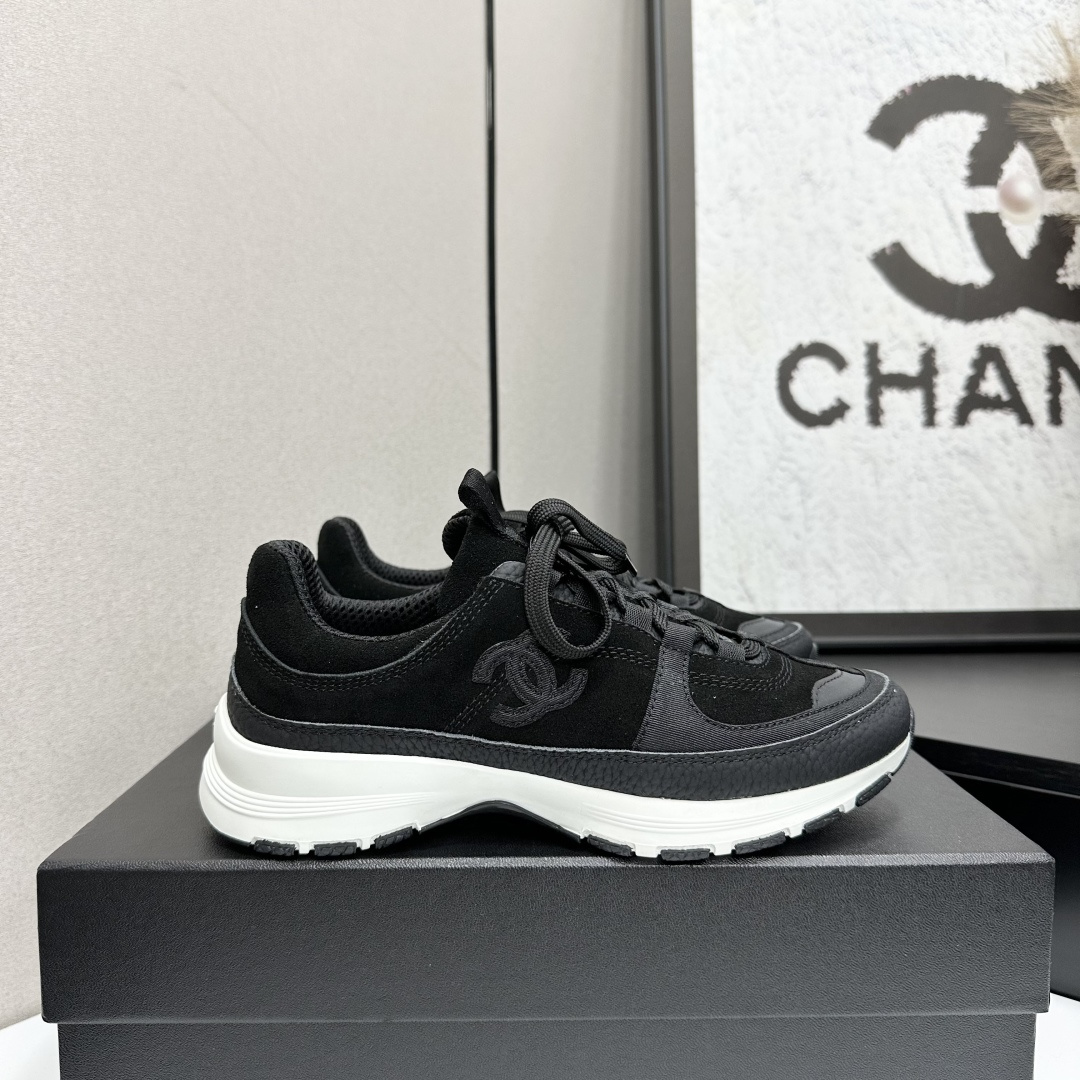 シャネル シューズ レディース メンズ 兼用 通勤 スニーカー 黒 36-41 2WAY はきやすい 軽量 固定式 2023年新作 3000000170