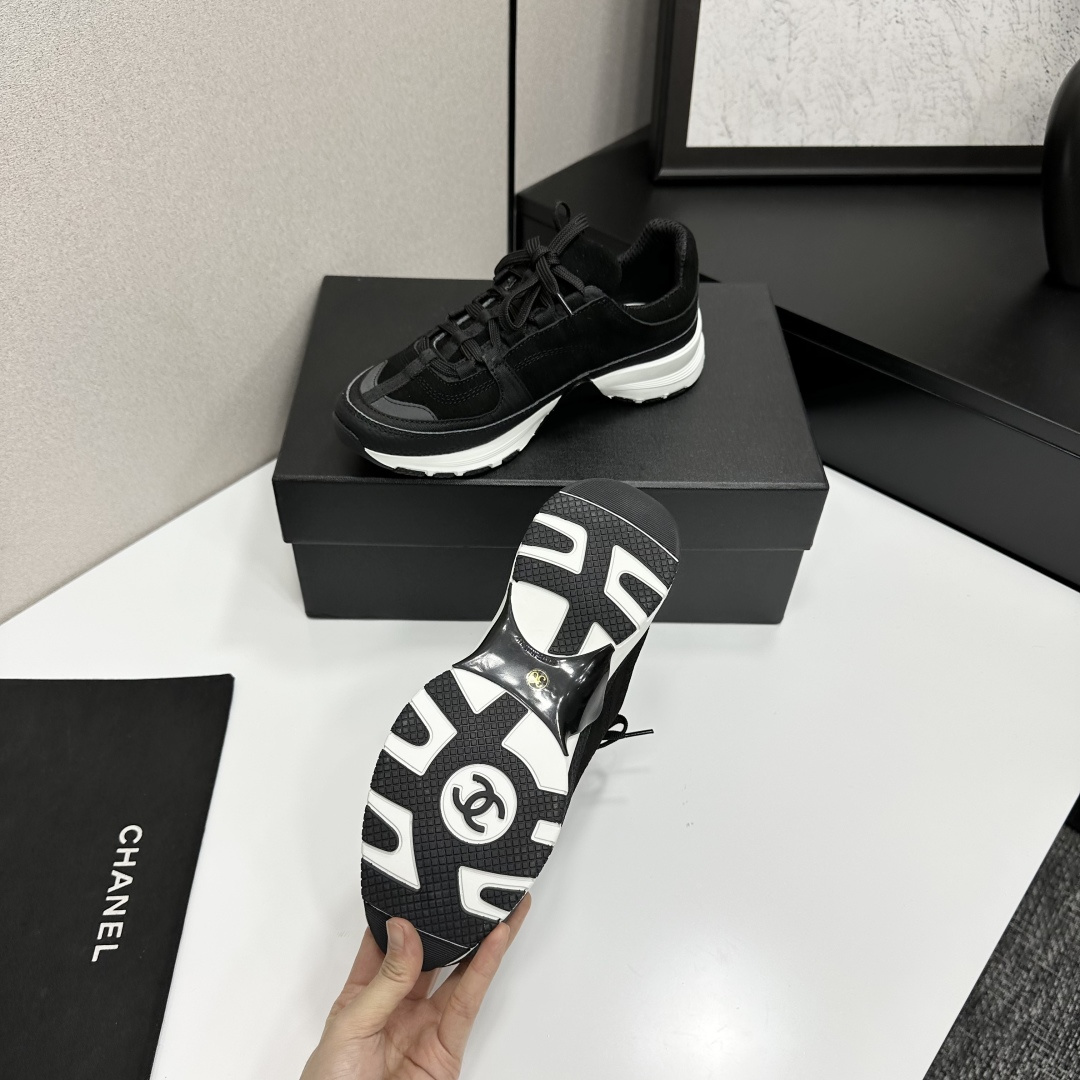 シャネル シューズ レディース メンズ 兼用 通勤 スニーカー 黒 36-41 2WAY はきやすい 軽量 固定式 2023年新作 3000000170 - 画像 5