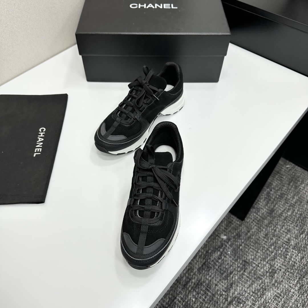 シャネル シューズ レディース メンズ 兼用 通勤 スニーカー 黒 36-41 2WAY はきやすい 軽量 固定式 2023年新作 3000000170 - 画像 6
