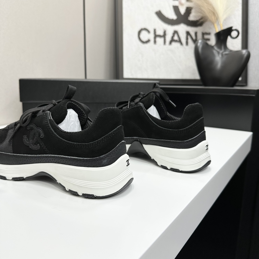 シャネル シューズ レディース メンズ 兼用 通勤 スニーカー 黒 36-41 2WAY はきやすい 軽量 固定式 2023年新作 3000000170 - 画像 9