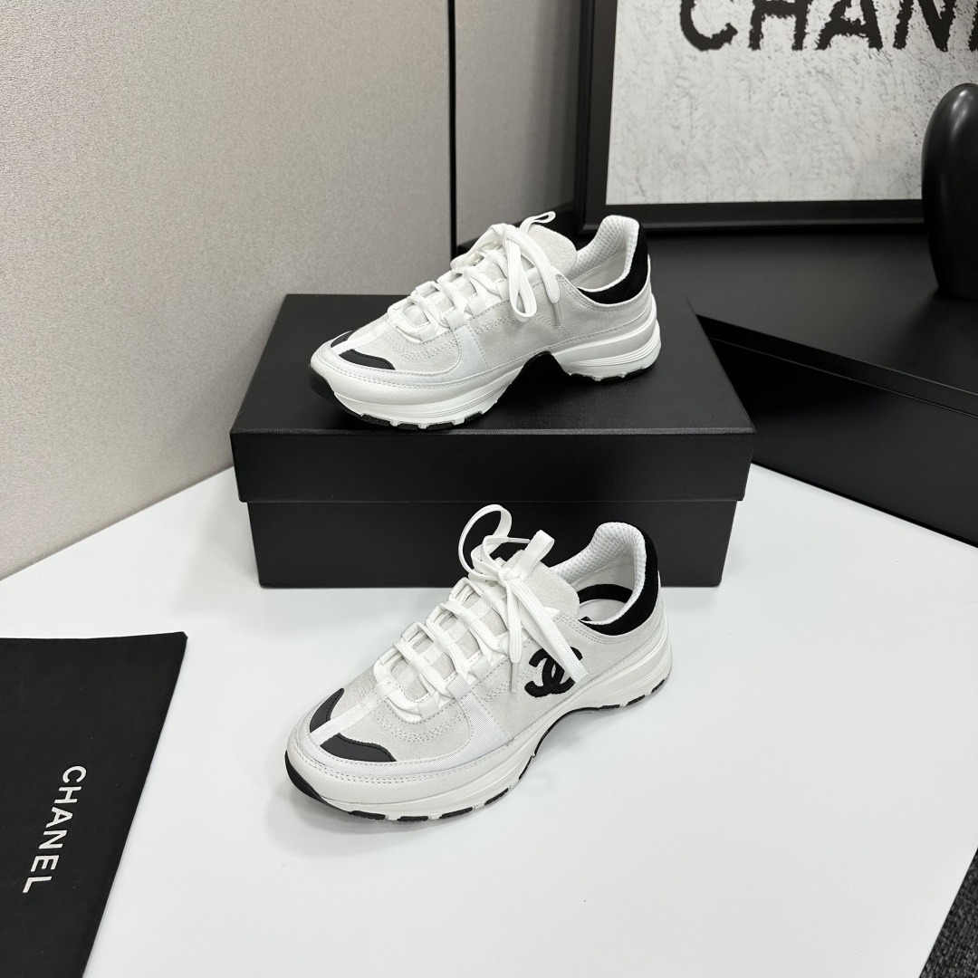 CHANEL シャネル フラットシューズ 本革 軽量 ブラック - 画像 3