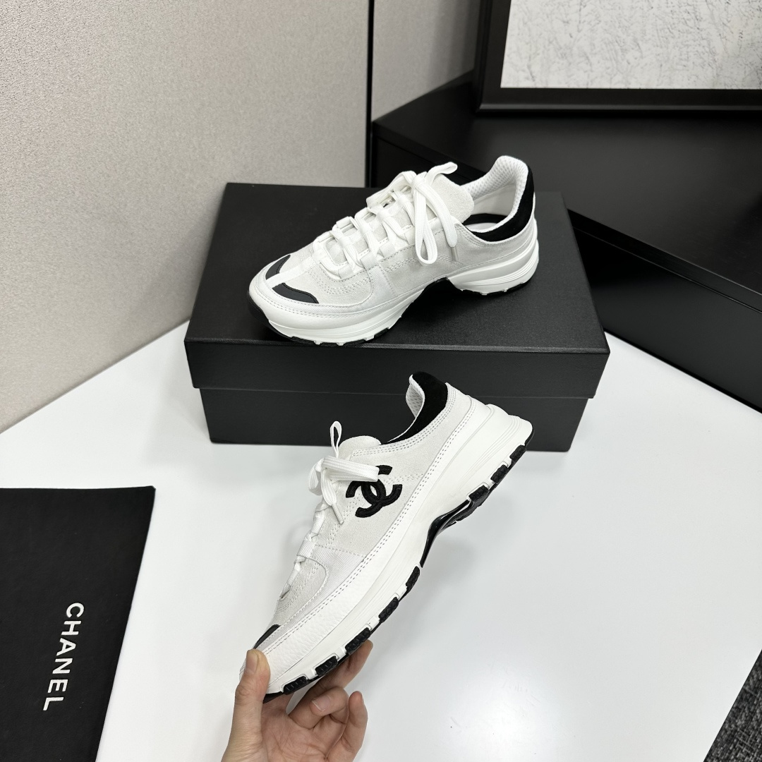 CHANEL シャネル フラットシューズ 本革 軽量 ブラック - 画像 4