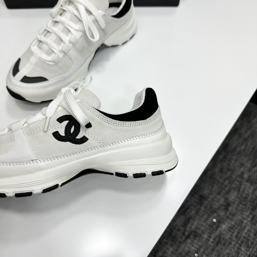 CHANEL シャネル フラットシューズ 本革 軽量 ブラック - 画像 8