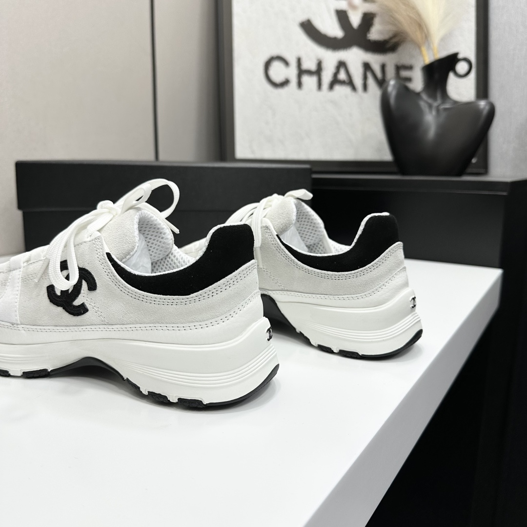 CHANEL シャネル フラットシューズ 本革 軽量 ブラック - 画像 9