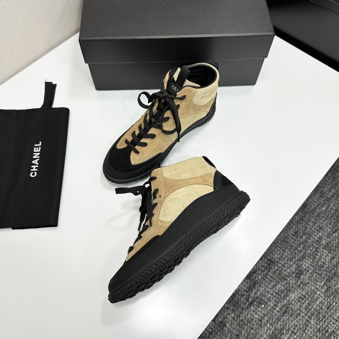 シャネル シューズ レディース メンズ 兼用 高級感 ブーツ 黒 ベージュ 通勤 通学 2WAY 丸洗いOK - 画像 5