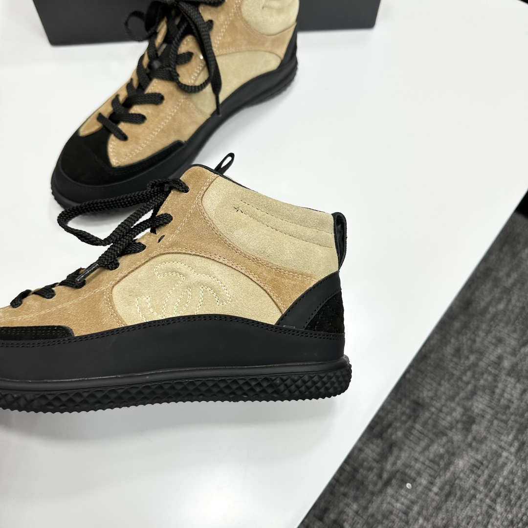 シャネル シューズ レディース メンズ 兼用 高級感 ブーツ 黒 ベージュ 通勤 通学 2WAY 丸洗いOK - 画像 6