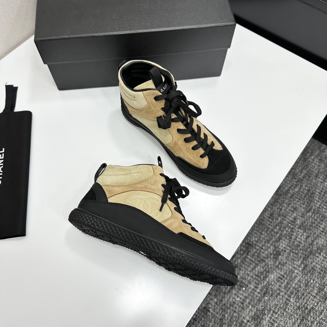 シャネル シューズ レディース メンズ 兼用 高級感 ブーツ 黒 ベージュ 通勤 通学 2WAY 丸洗いOK - 画像 8