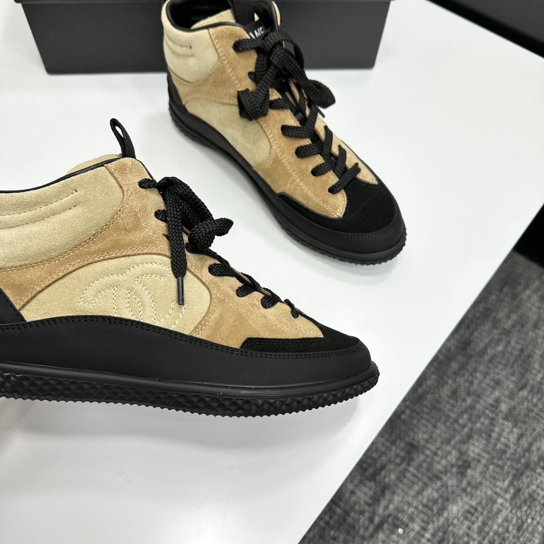 シャネル シューズ レディース メンズ 兼用 高級感 ブーツ 黒 ベージュ 通勤 通学 2WAY 丸洗いOK - 画像 9