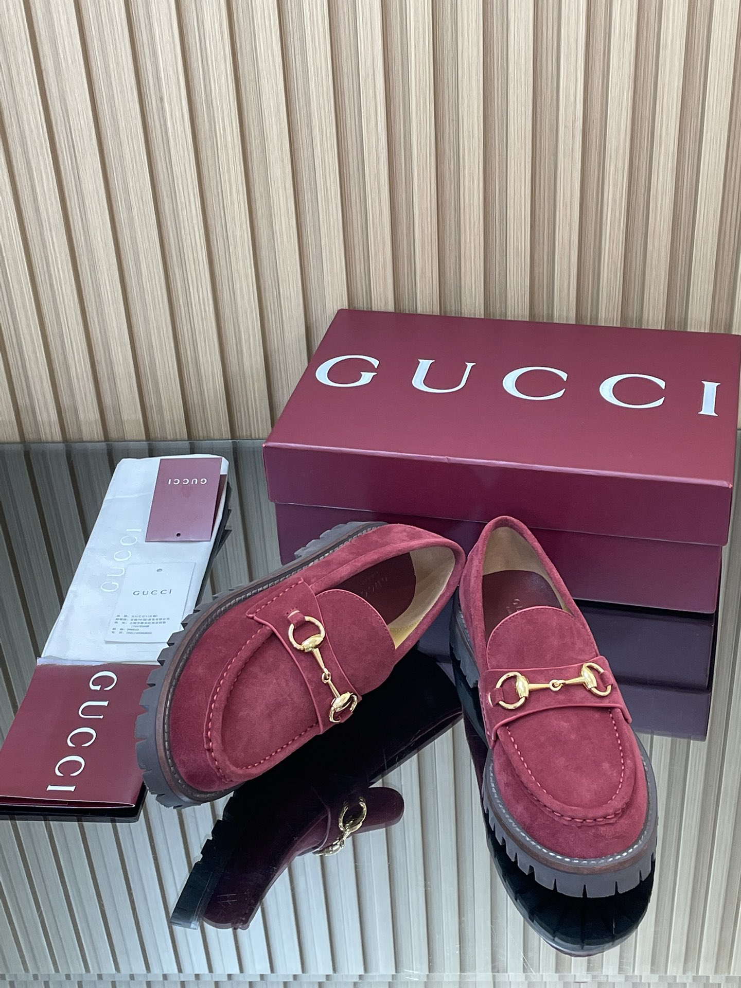 GUCCI グッチ ローファー 本革 軽量 ブラック - 画像 7