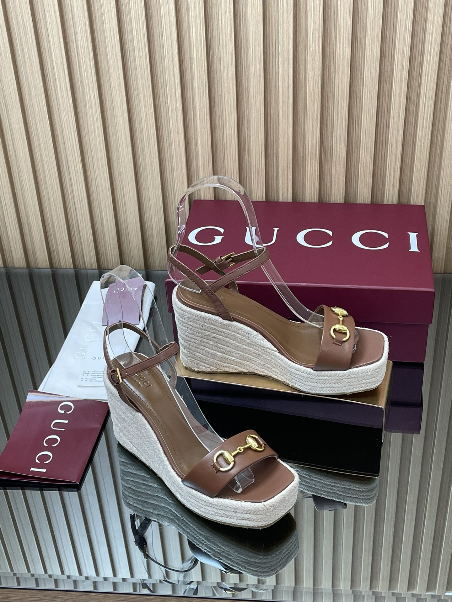 GUCCI グッチ フラットシューズ エスパダ シューズ ベージュ