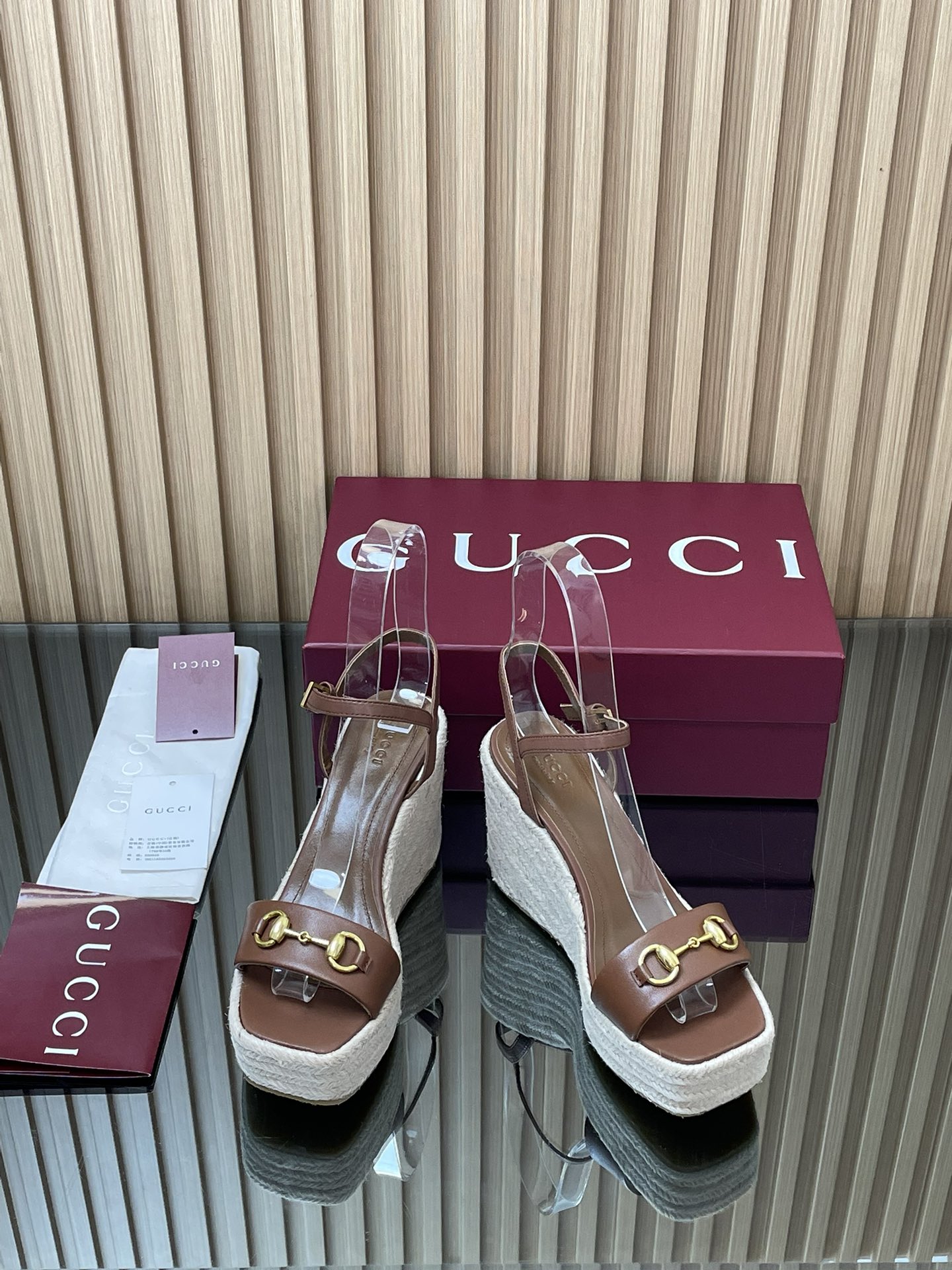 GUCCI グッチ フラットシューズ エスパダ シューズ ベージュ - 画像 2