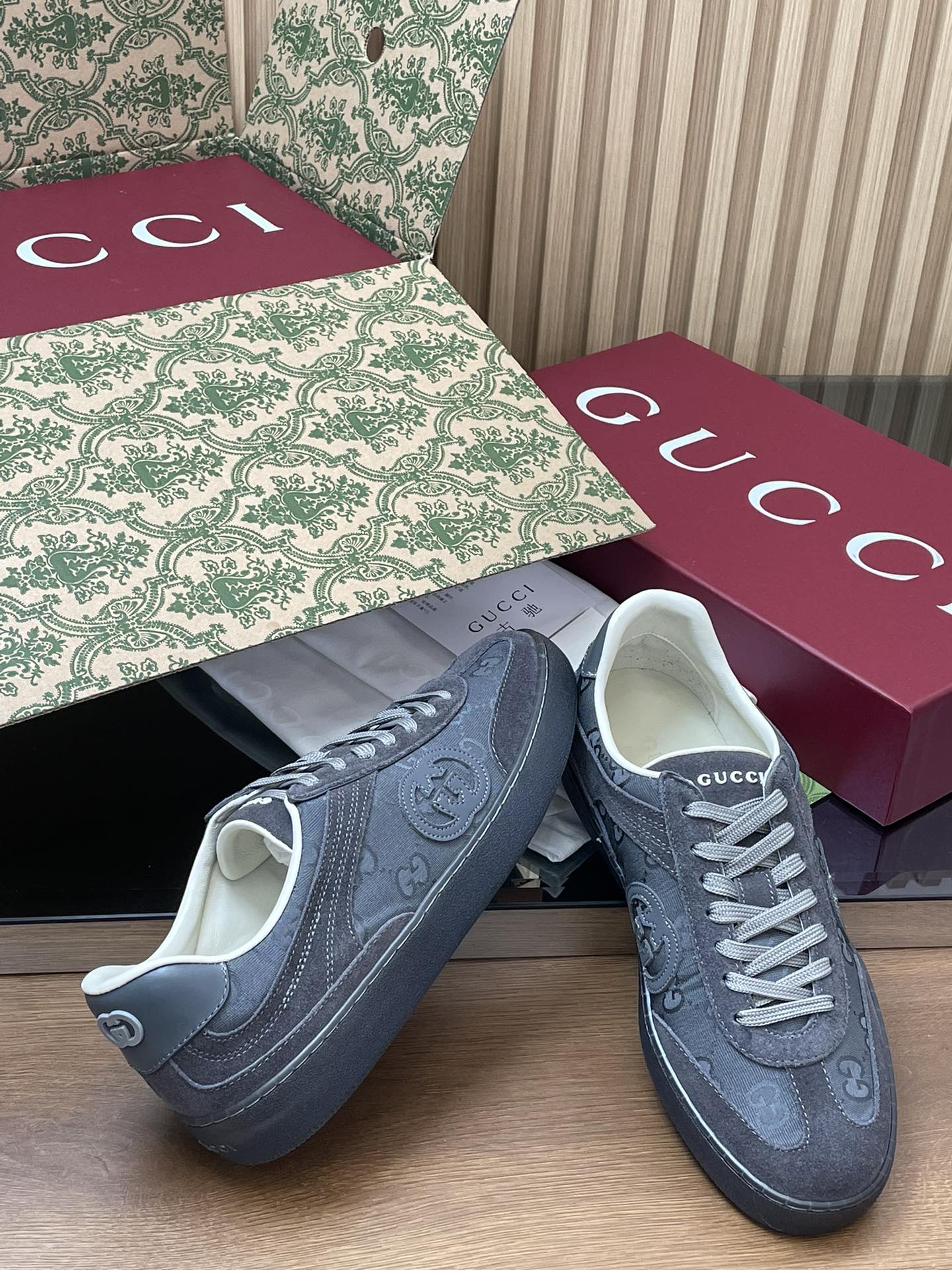 GUCCI グッチ ローファー 本革 通勤 フラットシューズ ブラック - 画像 8