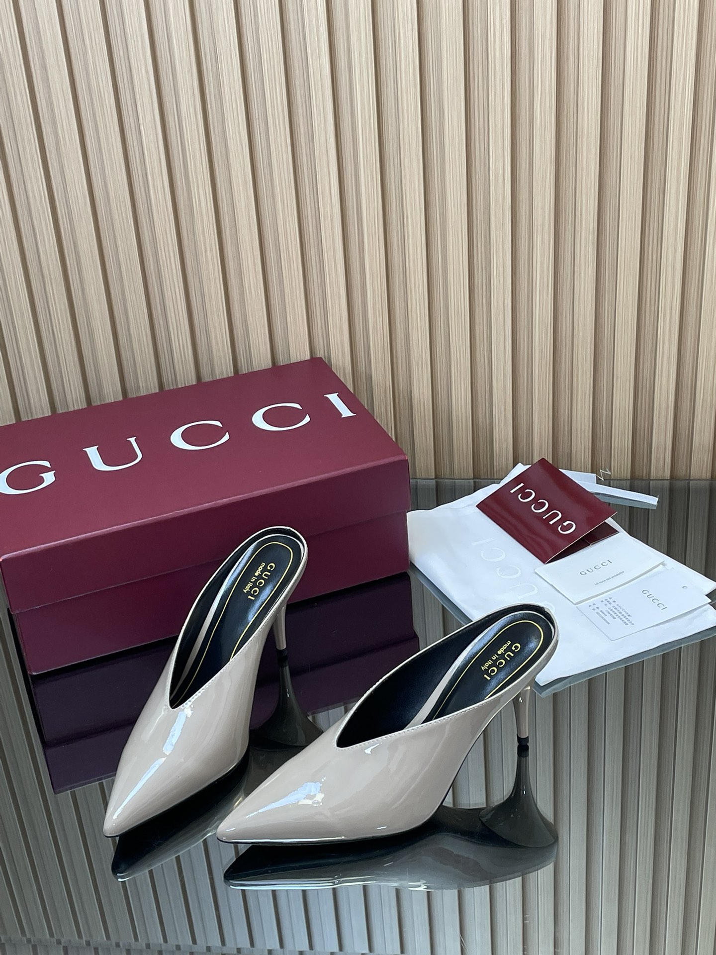 GUCCI グッチ ミュール ミュール ベージュ - 画像 3