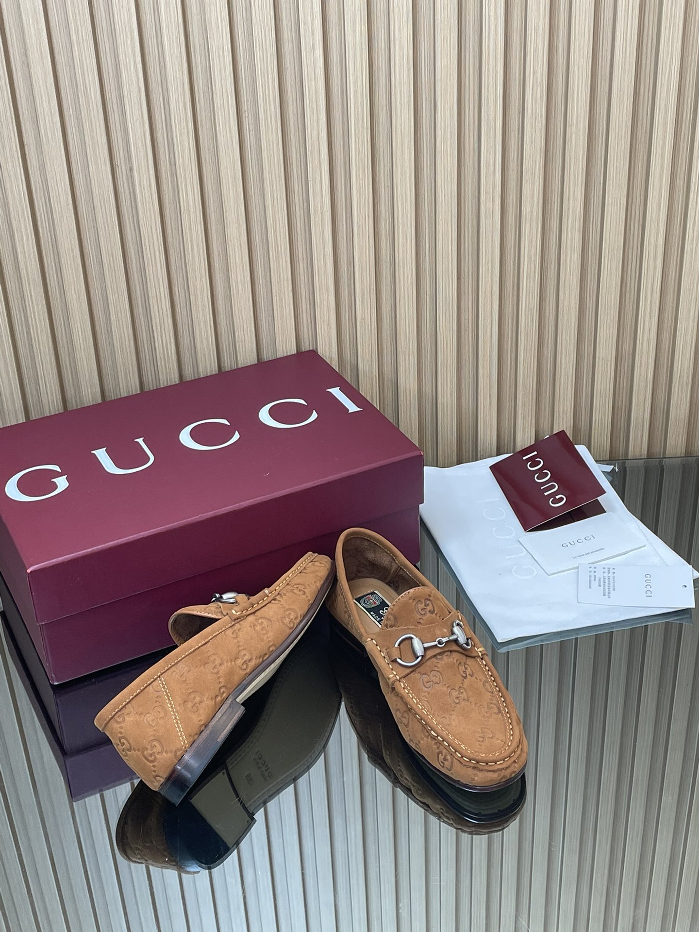 GUCCI グッチ ローファー 本革 通勤 通学 ブラック - 画像 8