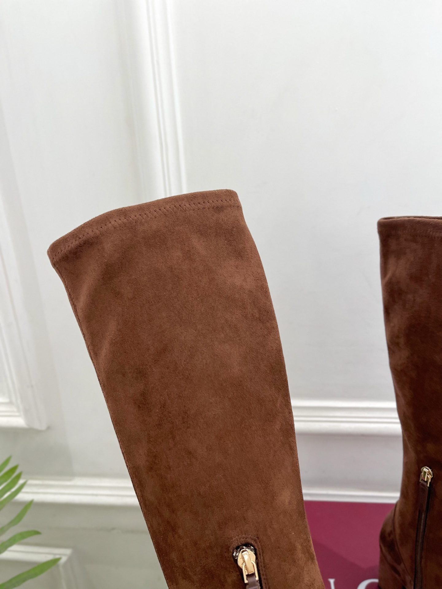 GUCCI グッチ レディース ゴートレインブーツ 本革 ブラック - 画像 6