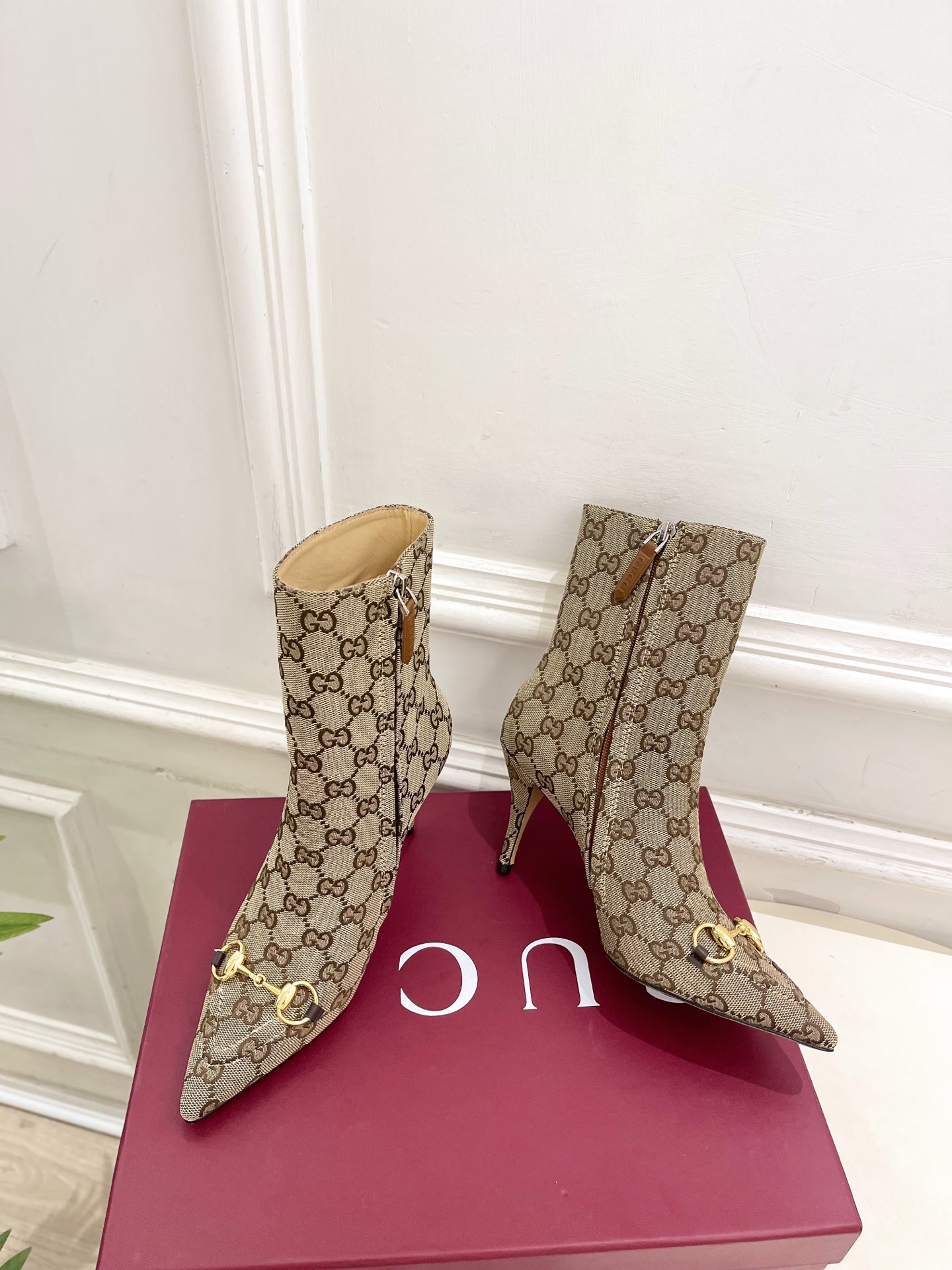 GUCCI グッチ ブーツ ヒール付きブーツ プラットフォーム ベージュ 全1色 - 画像 5