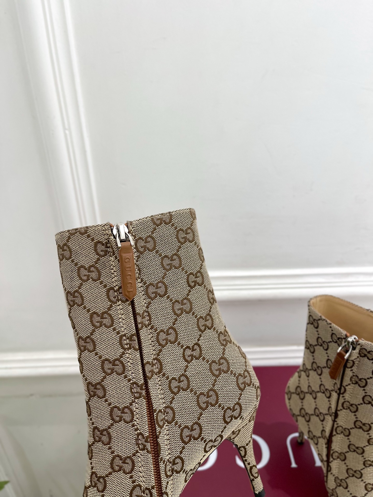 GUCCI グッチ ブーツ ヒール付きブーツ プラットフォーム ベージュ 全1色 - 画像 7