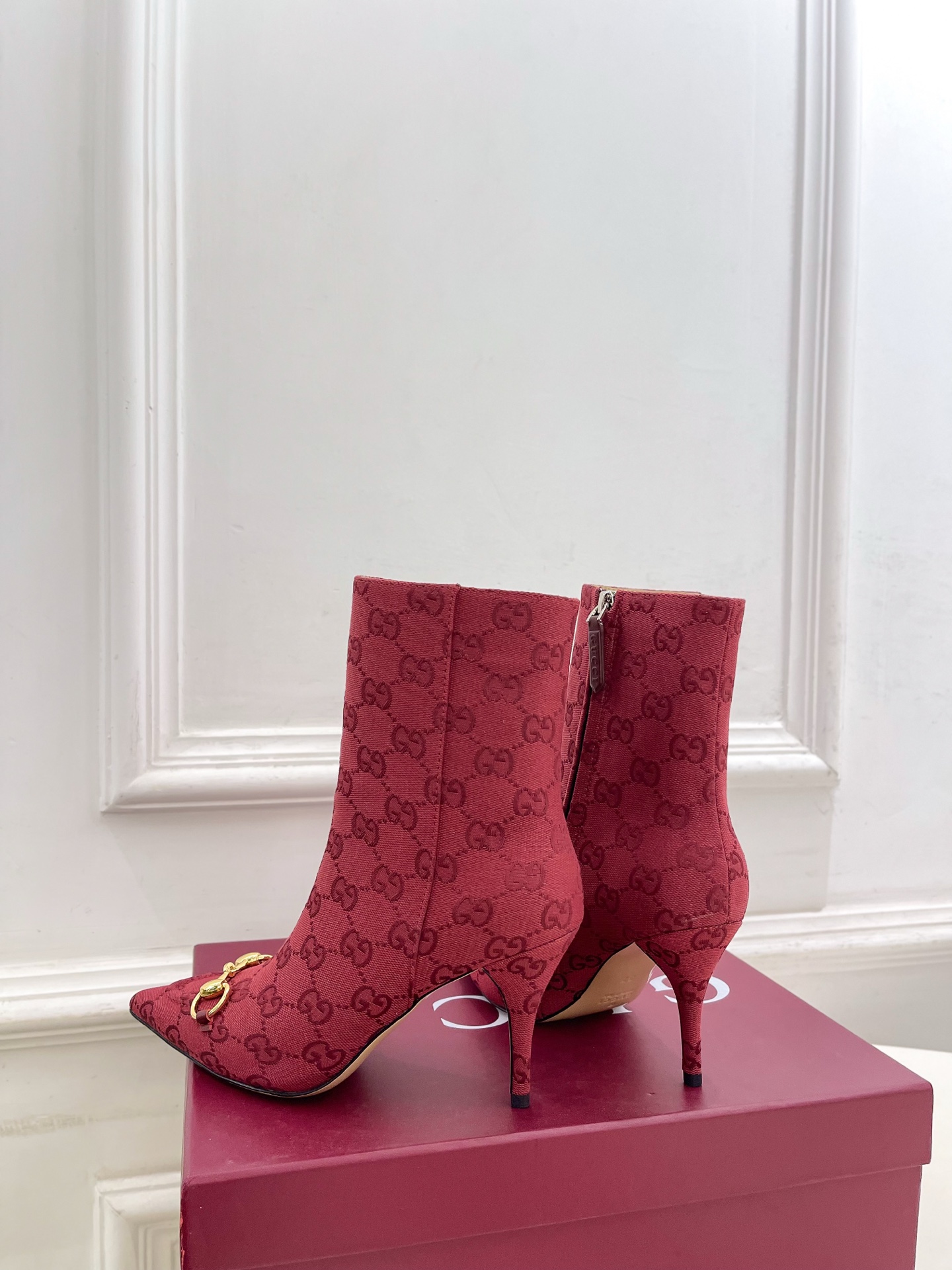 GUCCI グッチ フラットシューズ 本革 通勤 通学 ブラック - 画像 7