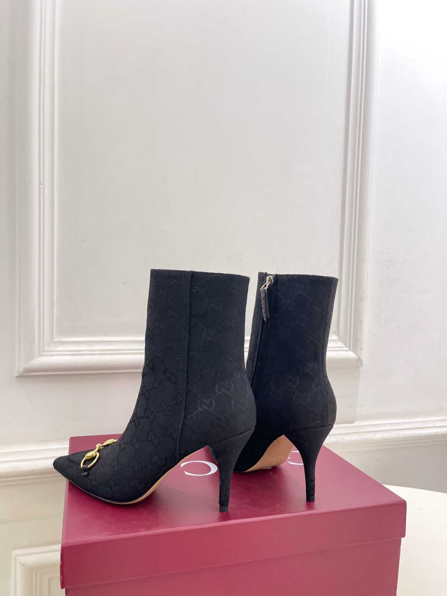 GUCCI グッチ フラットシューズ レディース ハイヒール 黒色 - 画像 7