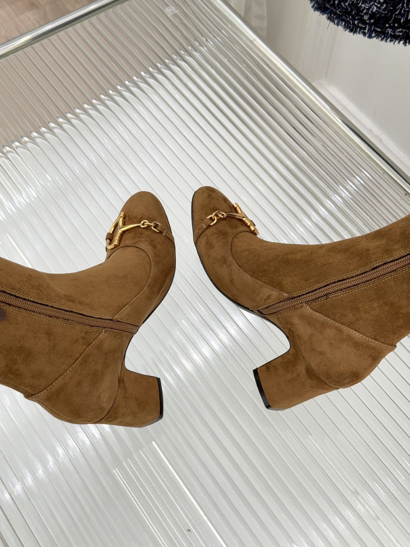 YSL ユニセックス ゴブリンブーツ ブーツ ベージュ - 画像 8