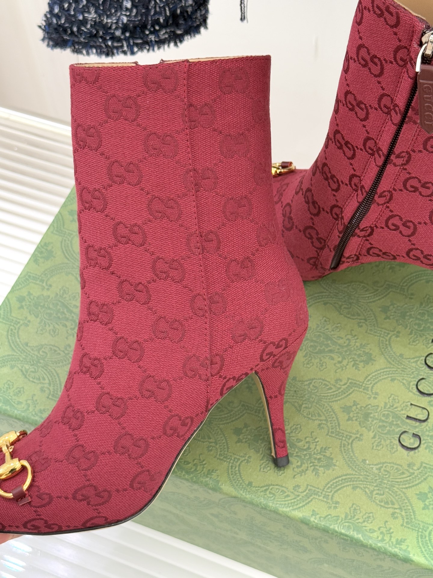 GUCCI グッチ フラットシューズ 本革 キャットウォーク レディース ブラック - 画像 6