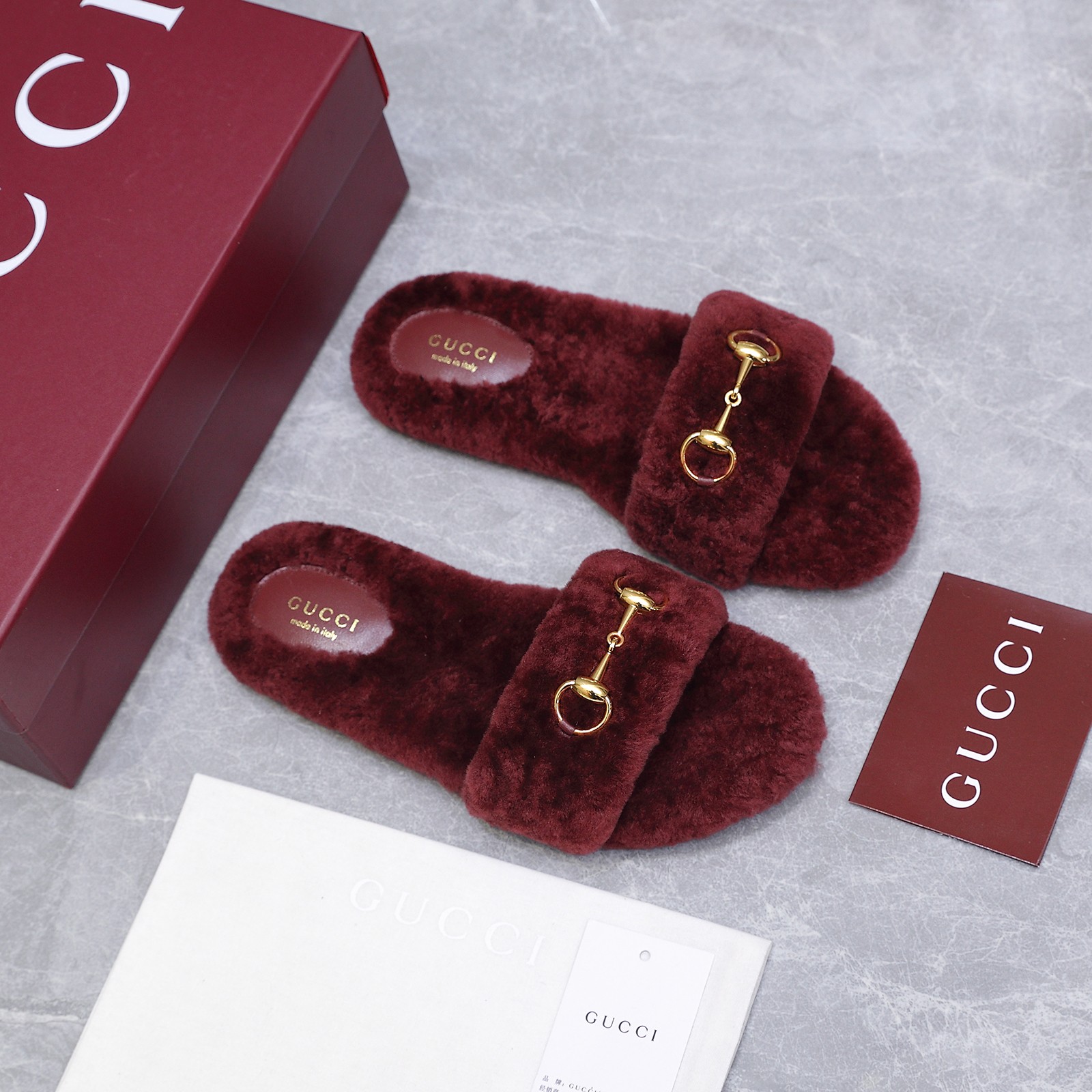 GUCCI グッチ フラットシューズ 本革 軽量 ブラック - 画像 4