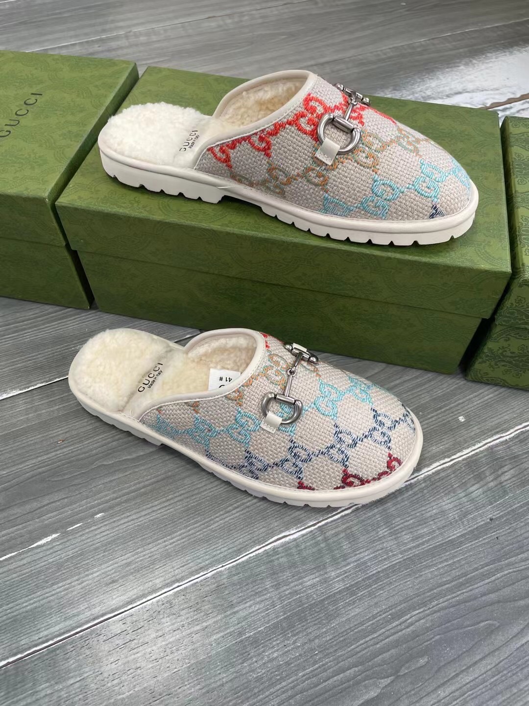 GUCCI グッチ フラットシューズ 本革 ファッション 保温 通勤 全3色 - 画像 7