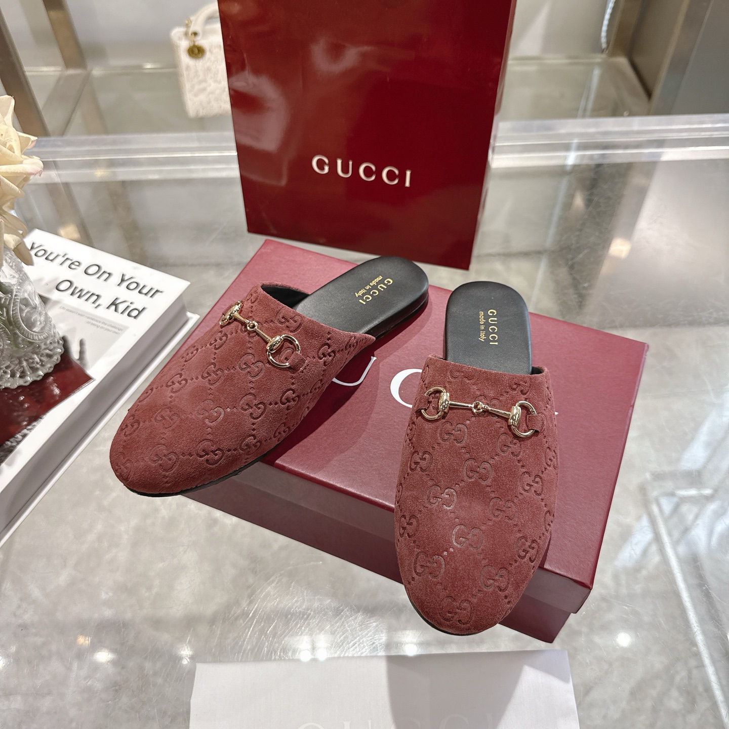 GUCCI グッチ モカシン フラットシューズ レディース レザー ブラック 全1色 - 画像 6