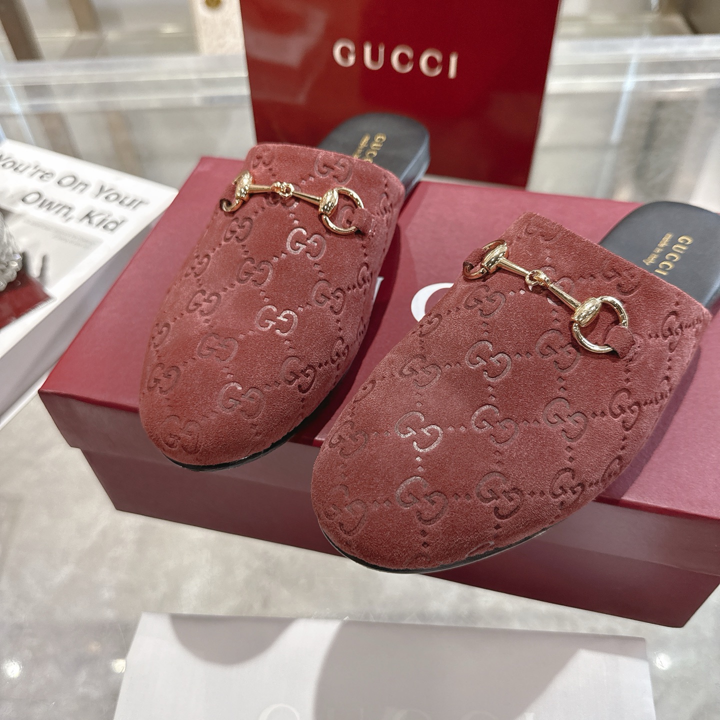 GUCCI グッチ モカシン フラットシューズ レディース レザー ブラック 全1色 - 画像 7