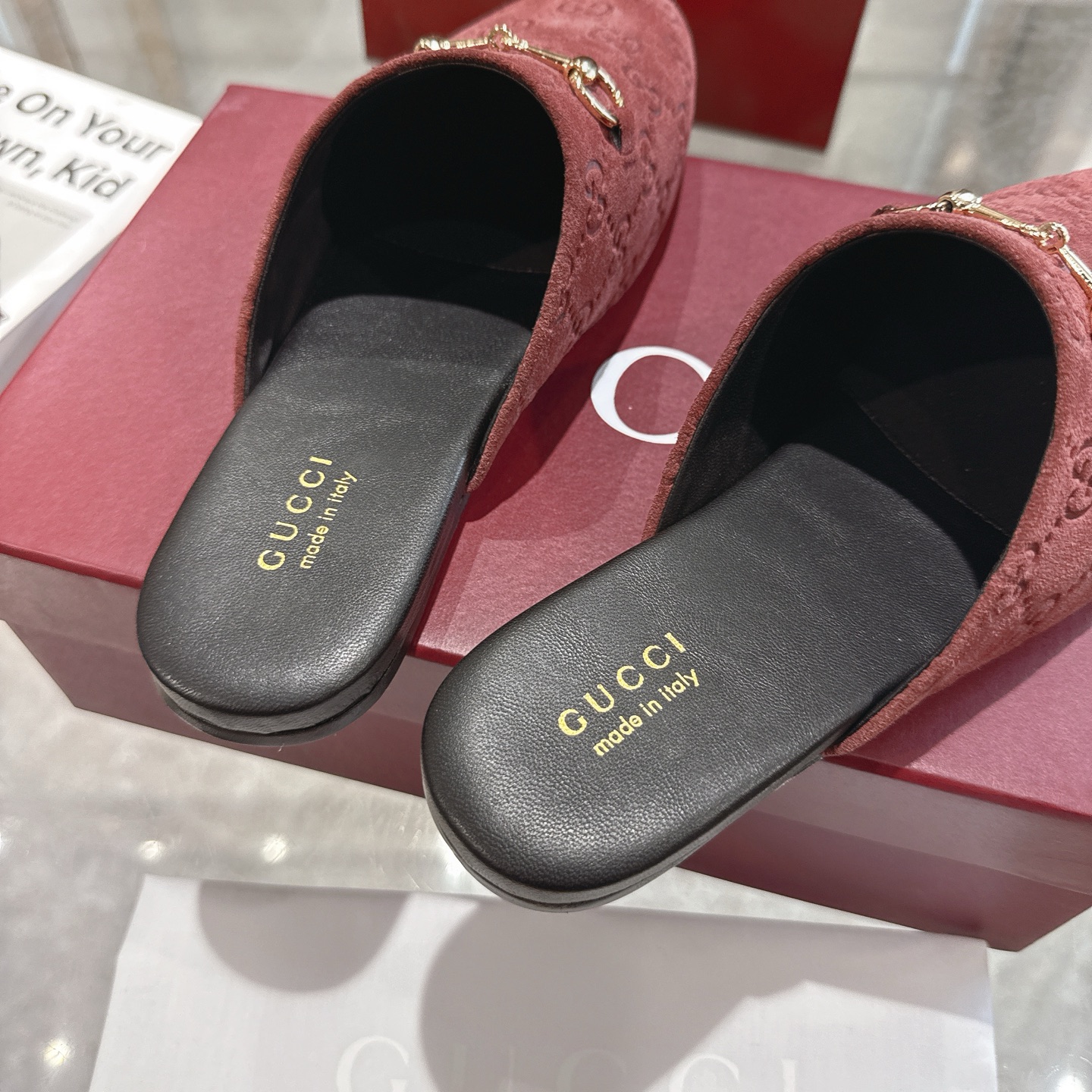GUCCI グッチ モカシン フラットシューズ レディース レザー ブラック 全1色 - 画像 8
