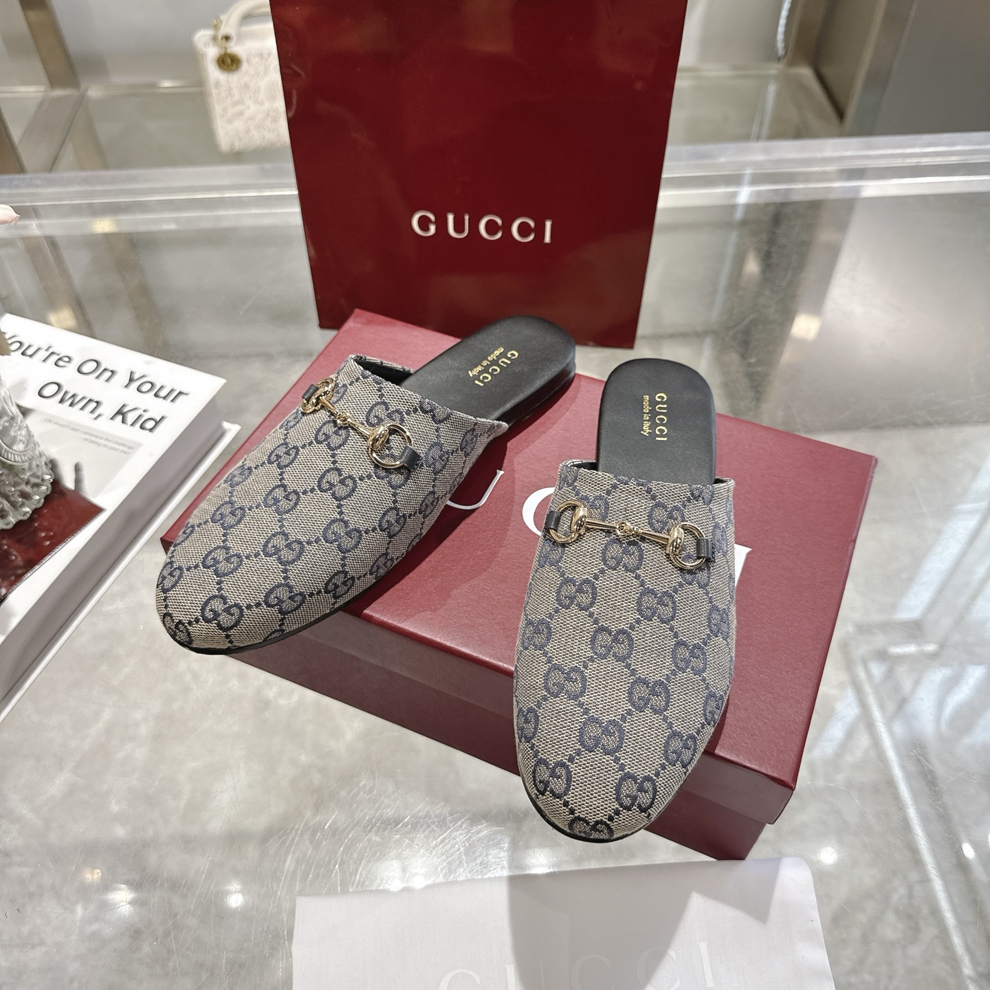 GUCCI グッチ フラットシューズ 本革 軽量 通勤 全1色 - 画像 6