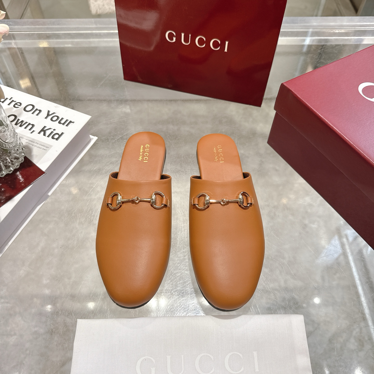 GUCCI グッチ ムール メンズ レディース 本革 通勤 通学 ブラック