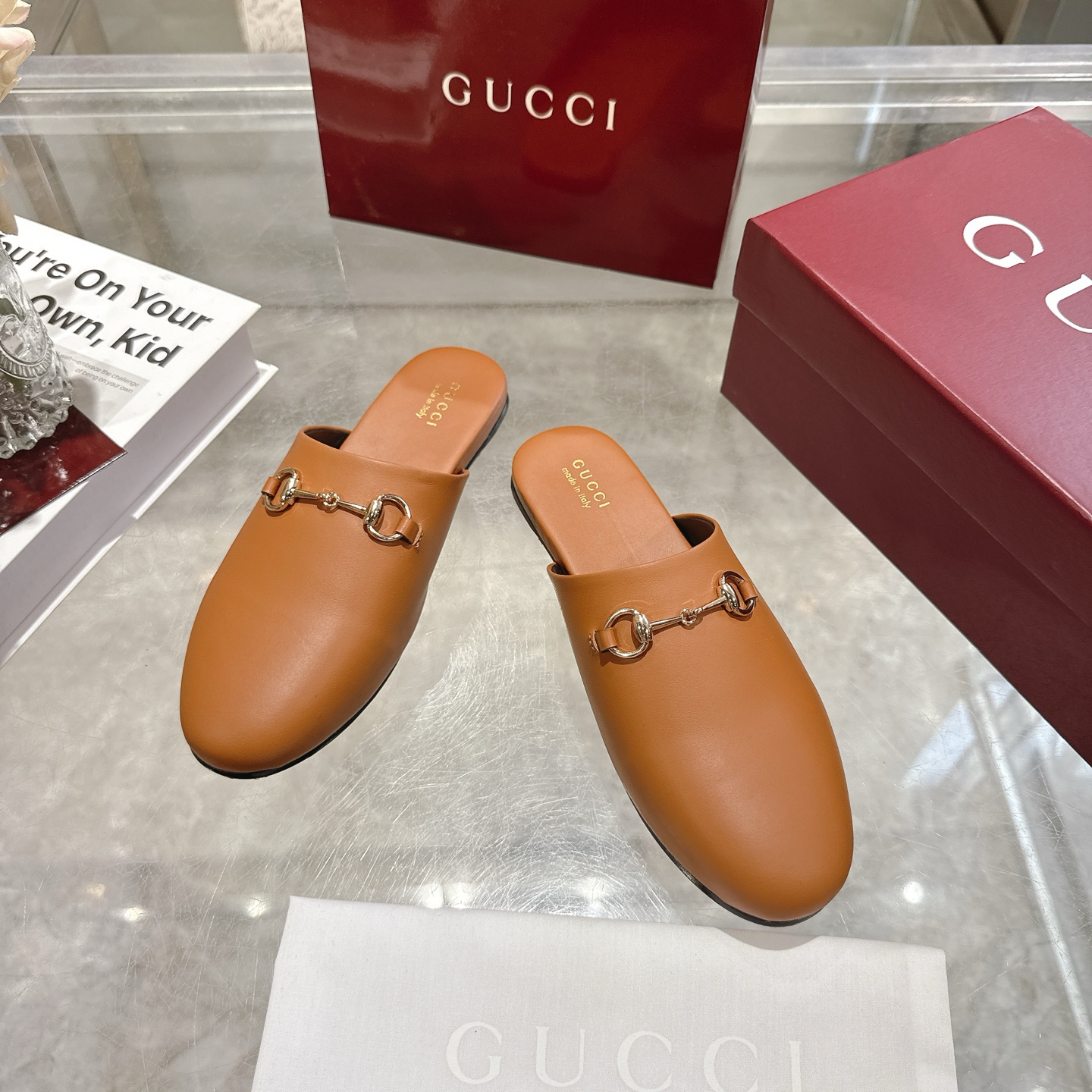 GUCCI グッチ ムール メンズ レディース 本革 通勤 通学 ブラック - 画像 2