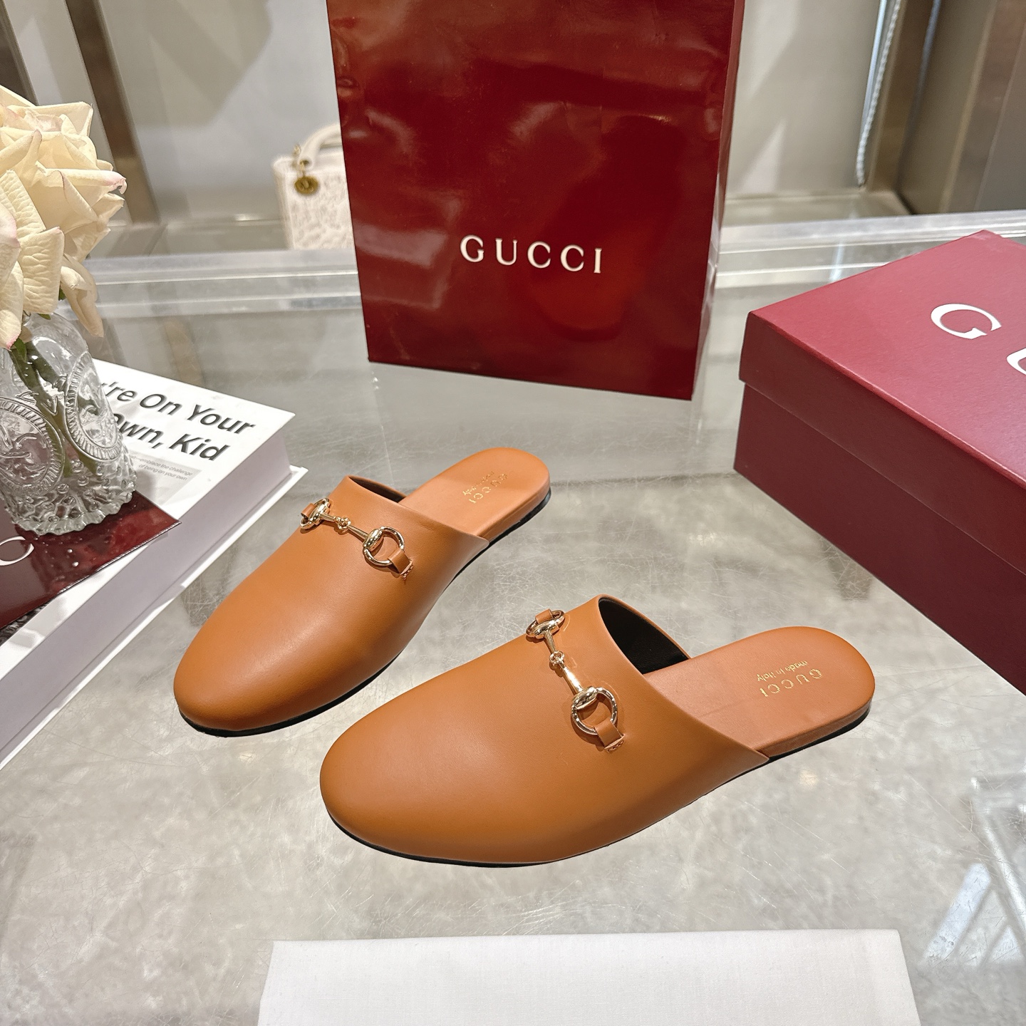 GUCCI グッチ ムール メンズ レディース 本革 通勤 通学 ブラック - 画像 3