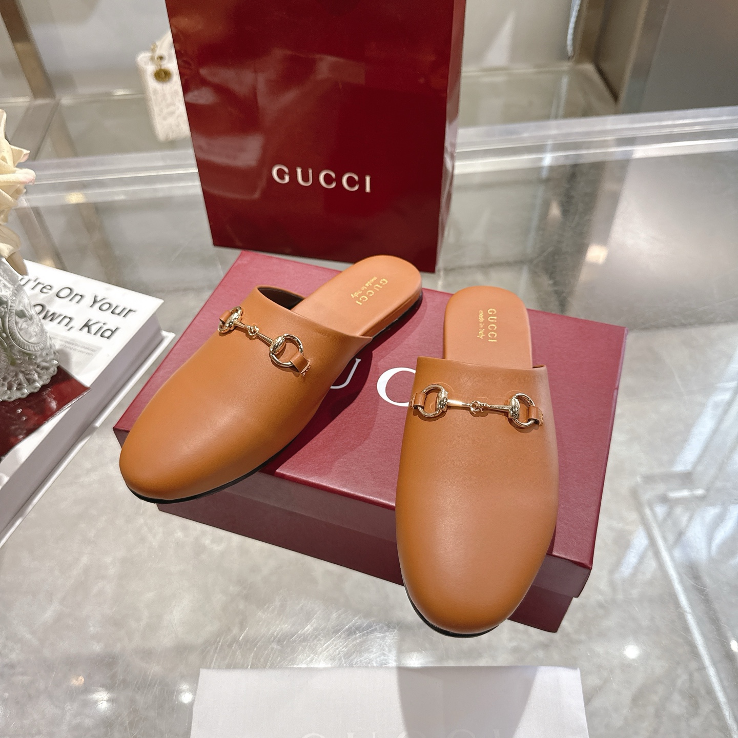 GUCCI グッチ ムール メンズ レディース 本革 通勤 通学 ブラック - 画像 6