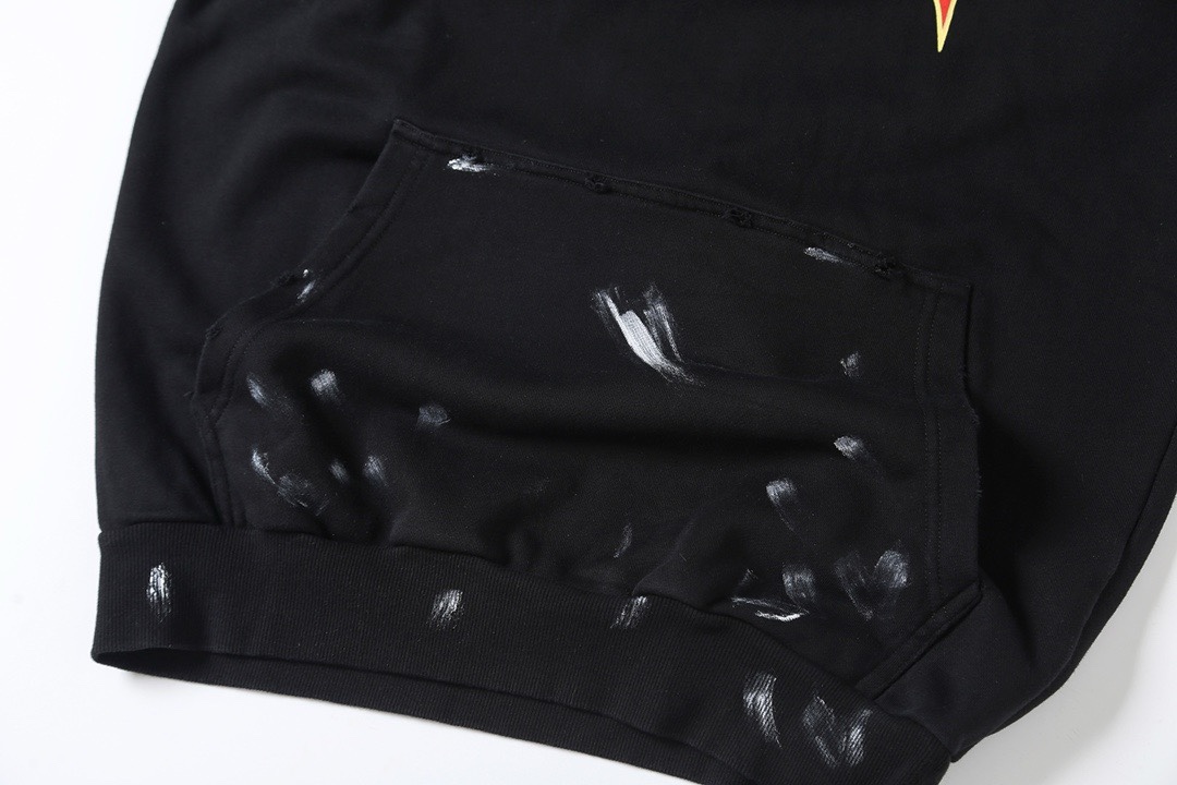 BALENCIAGA バレンシアガ ロック風フーディー ブラック - 画像 5