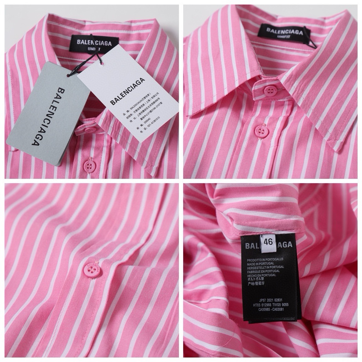 BALENCIAGA バレンシアガ バックロゴ柄 ピンク - 画像 8
