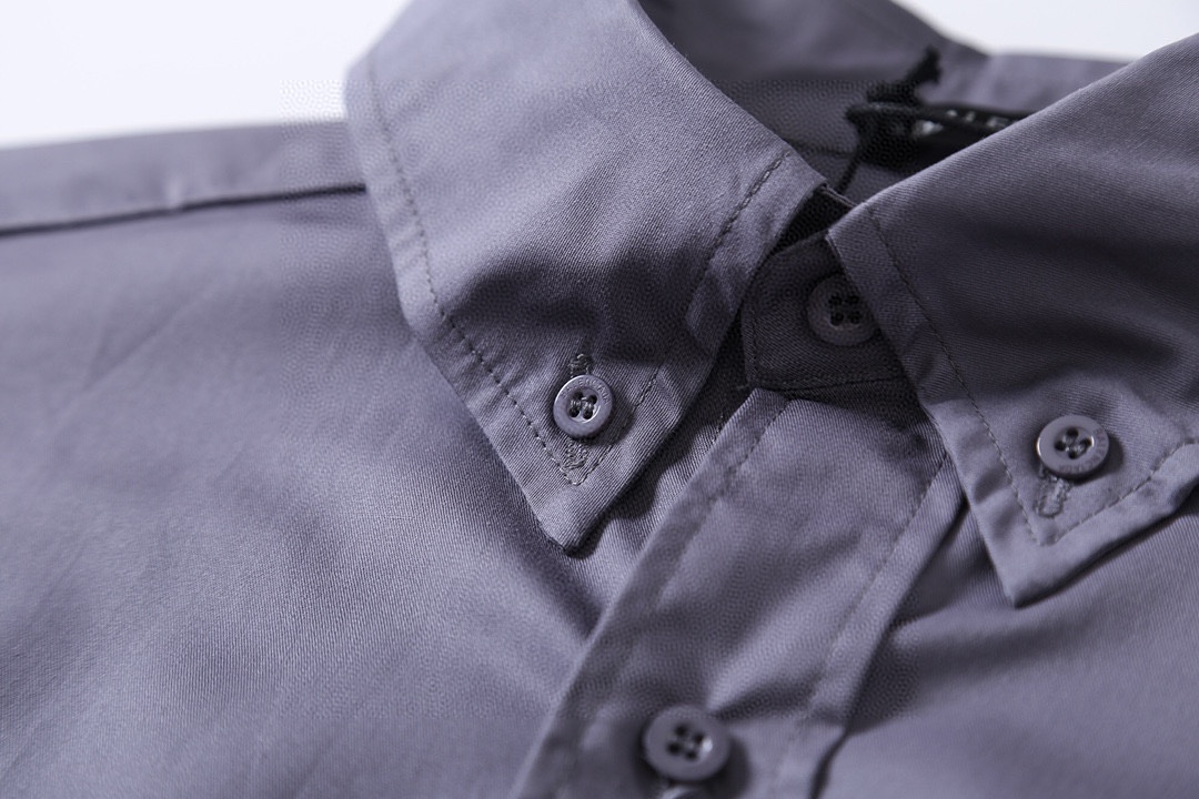 BALENCIAGA バレンシアガ ワークシャツ 高級灰 - 画像 3