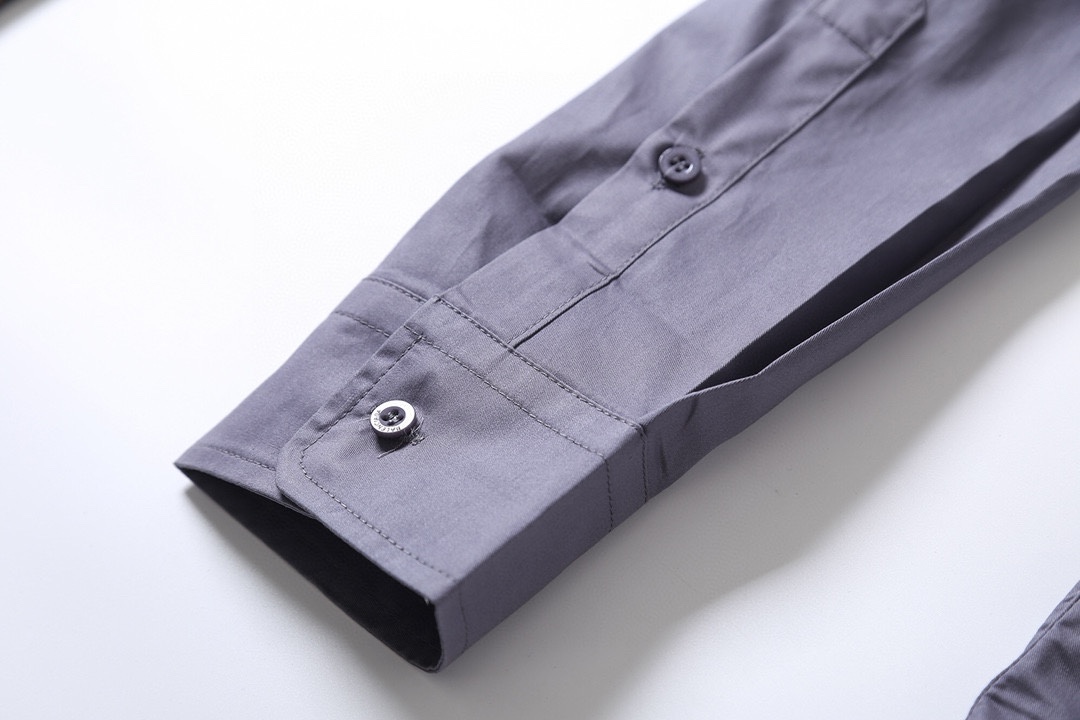 BALENCIAGA バレンシアガ ワークシャツ 高級灰 - 画像 5