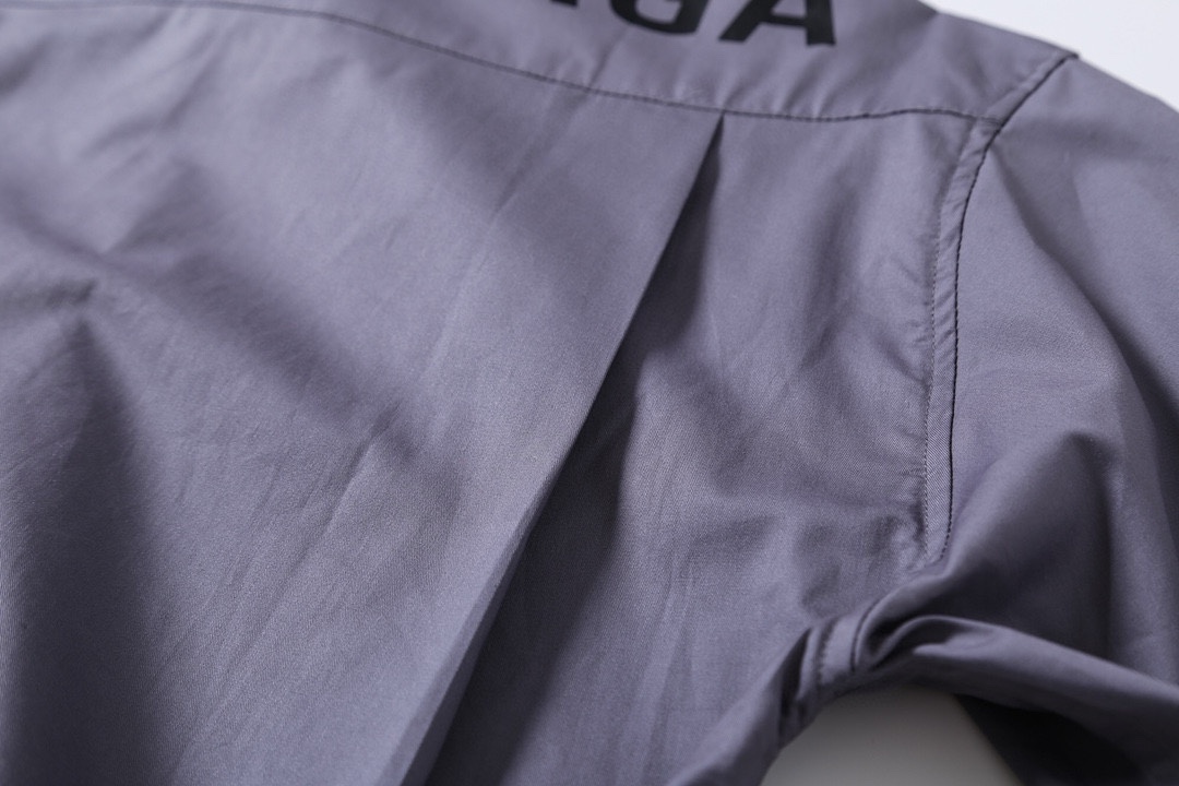 BALENCIAGA バレンシアガ ワークシャツ 高級灰 - 画像 6